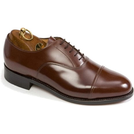 Sanders leather derby shoes (British style)